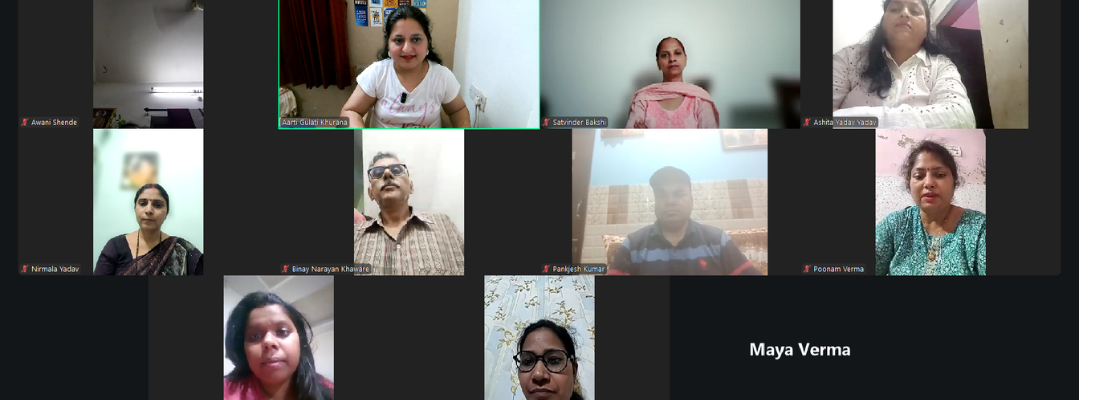 Aarti Gulati Khurana mentoring live educator batch
